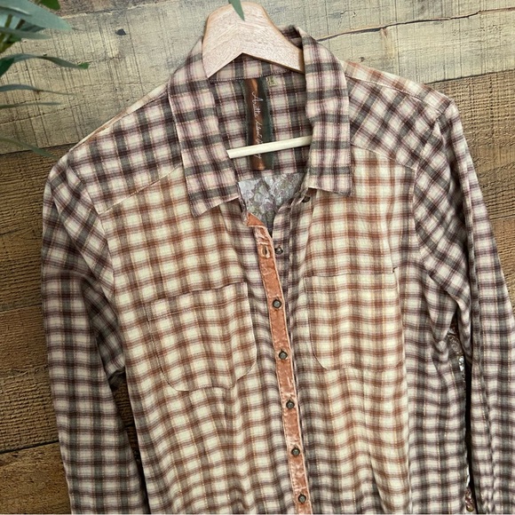 ARATTA (Anthro) Western Button Up Blouse👀LOOK AT THE BACK - Picture 9 of 15